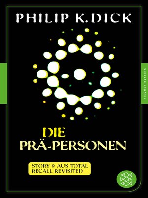 cover image of Die Prä-Personen